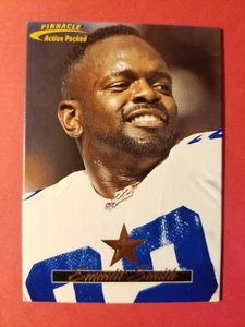 Salón de la fama Emmitt Smith #1 Dallas Cowboys - 1996 lleno de acción NFL fútbol - Imagen 1 de 3