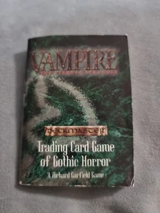Vampire Eternal Struggle Deckmaster Starter Deck Cards Rulebook Tcg - Picture 1 of 3