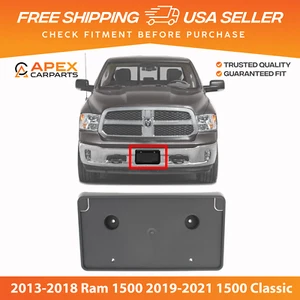 New Front License Plate Bracket For 2013-2022 Ram 1500 CH1068127 68141643AA - Bild 1 von 6
