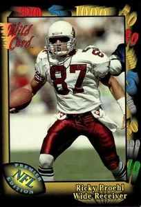 1991 Wild Card Ricky Proehl Phoenix Cardinals #79 - Picture 1 of 2