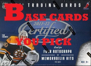 2011-12 Panini Certified NHL Hockey Base Cards You Pick Complete Your Set - Picture 1 of 36