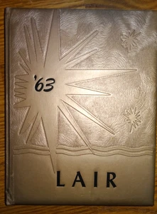 1963 Tipton Township High School Anuario Walton Indiana "Lair" Cass County - Imagen 1 de 2