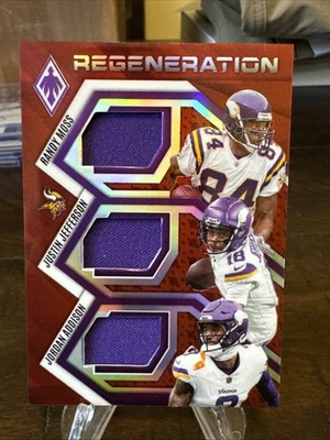 Randy Moss/Jordan Addison/Justin Jefferson 2025 Phoenix Football Regeneration🔥 - Image 1 of 4