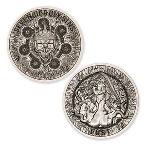 SEVEN DEADLY SINS – LUST – 1 OZ .999 PURE SILVER - GEM PROOF LIKE - IN CAPSULE - Picture 1 of 5