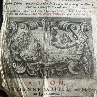 OEUVRES SPIRITUELLES DU R.P. LOUIS DE GRENADE 1690 in-folio Livre anci Religiosa - Photo 1/4