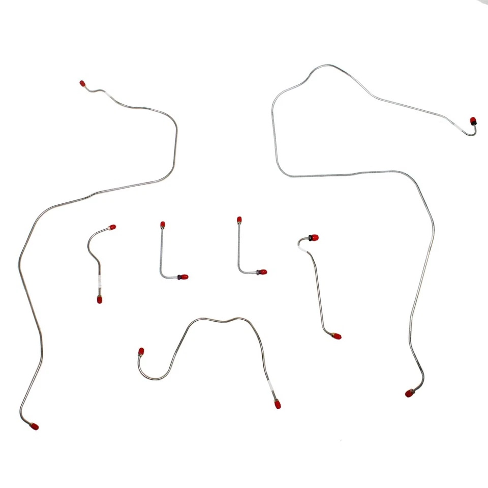 For AMC Javelin 1968-69 Front Brake Line 7Pc Power Disc Brakes-JKT6801SS-CPP - Image 1 of 1