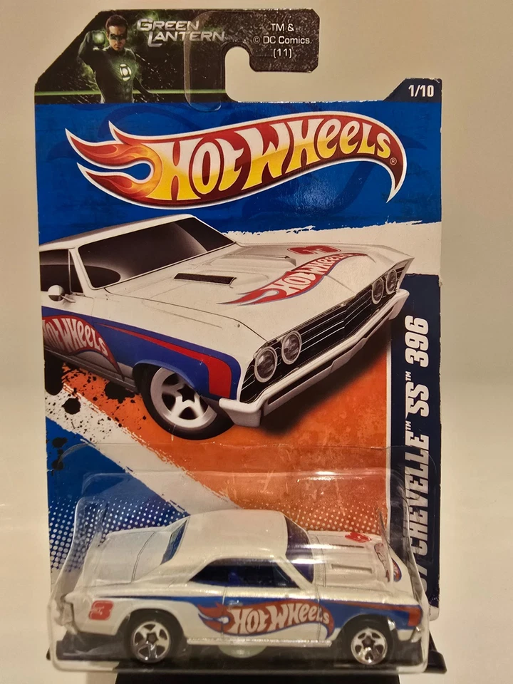 2011 Hot Wheels 67 Chevelle SS 396 [HW Racing Series] #1/10 White - Image 1 of 1
