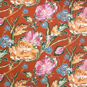 Cotton Woven Floral CAYENNE Home Decor Drapery Upholstery Pillow Sewing Fabric - Picture 1 of 8