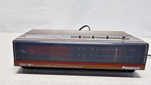 Reloj despertador digital vintage Panasonic Accu-Set radio AM/FM RC-6085 - LEER - Imagen 1 de 10