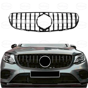 Mercedes GLC X253/C253 (2015-2019) Glanz Schwarz Panamericana GT Style Kühlergrill - Bild 1 von 6