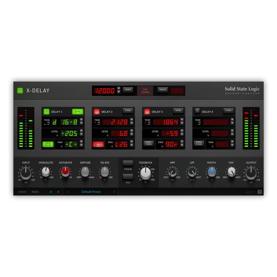 Solid State Logic (SSL) - X-Delay plugin (brand new genuine license) - Bild 1 von 1