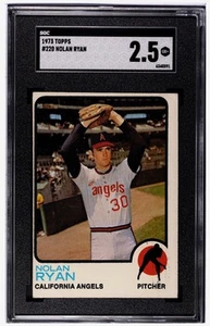 1973 Topps Baseball #220 Nolan Ryan Pitcher California Angels MLB HOF SGC 2.5 - Bild 1 von 2