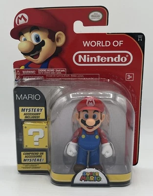 4-дюймовая фигурка 2014 World Of Nintendo MARIO Jakks Pacific с Mystery Cube серия 1-1 - Изображение 1 из 4