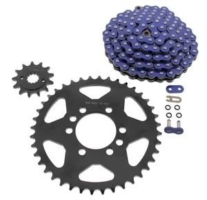 Chain & Black Sprocket for Suzuki QuadSport Z400 LTZ400 03-05 Blue O-Ring 13/40 - Picture 1 of 5