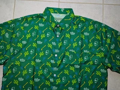 Waste Management Phoenix Open Men's XXL Coors Light Beer Hawaiian Golf Green - Image 1 of 4