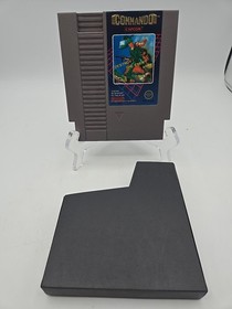 Nintendo NES Commando Game Capcom Authentic Cart Only 1986 Cleaned Tested