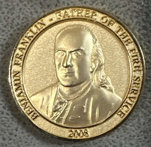 Authentische Firefighter Challenge Münze ~ Congressional Fire Service Institute 2008 - Bild 1 von 4