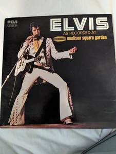 Elvis Presley At Madison Square Garden LP Record 1972 - Picture 1 of 2