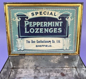 The Don Confectionery Co. Ltd. Sheffield Vintage 8" Peppermint Lozenges Tin - Picture 1 of 6