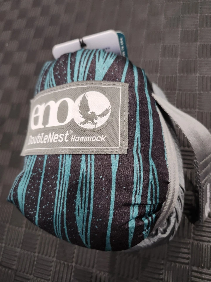 ENO Hammock DoubleNest Mountains to Sea/Grey ENO DNP340