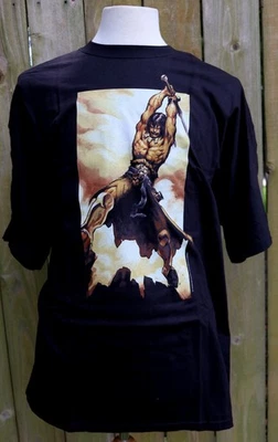 NOS 2004 Conan the Barbarian Comic Graphic Beefy Graphitti T Shirt Multiple Size - Image 1 of 4