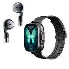 2 IN 1 Smart Watch with Earbuds Bluetooth Smartwatch Wireless Headset w/ Mic