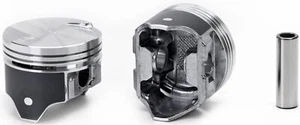 SILVOLITE 1146HC.030 FORD 351C CLEVELAND Flat Top Coated Skirt Hyper Piston Set - Picture 1 of 3