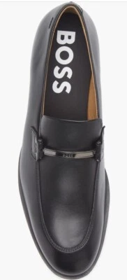 Новый Hugo Boss мужчин кожи Penny мокасины черный 8 8,5 9 10 10,5 11 11,5 13 - Изображение 1 из 4