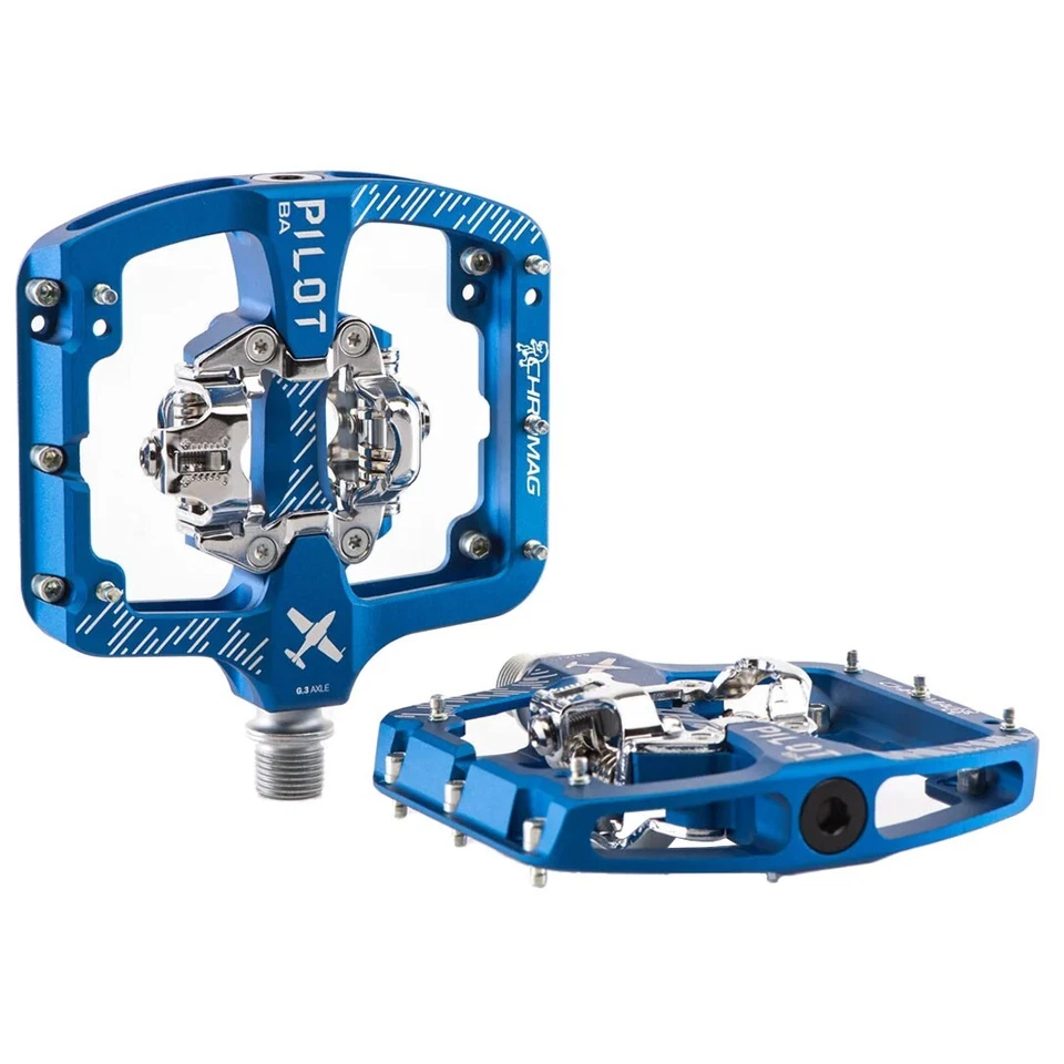 Chromag Pilot BA SPD Dual Sided Clipless MTB Mountain Bike Pedals Blue - Image 1 of 1