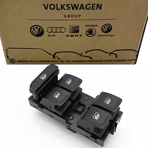 Original VW Fensterheber Schalter Vorne links 5GG959857 Für Golf Passat Tiguan - Bild 1 von 6
