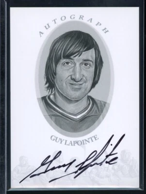2010-11 ITG Enshrined Autographs Silver #AGLA Guy Lapointe **/49 - Image 1 of 2