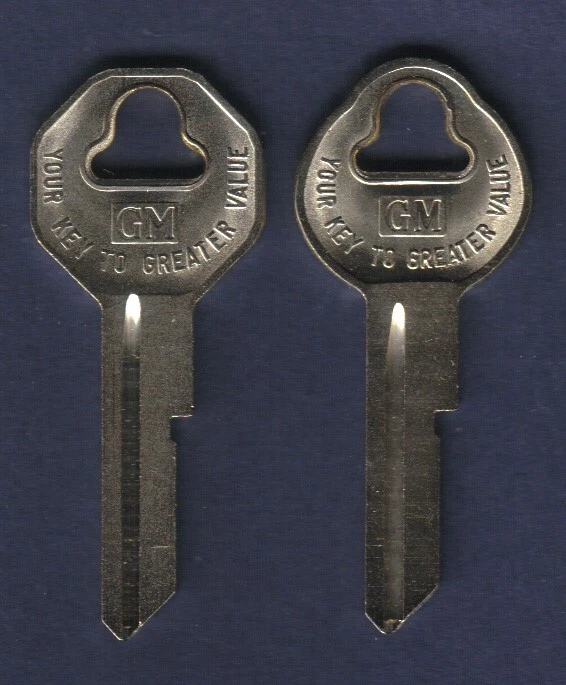 BUICK 1946 1947 1948 1949 1950 1951 1952 1953 1954 1955 1956 GM B10 B11 KEY SET - Image 1 of 1