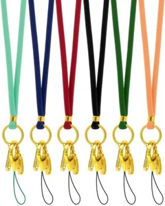 Lanyard Neck Strap Breakaway Nylon Triple Metal Clip ID Card Badge Pass Holders - Picture 1 of 61