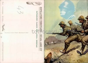 MILIZIA MVSN-AUTORE PISANI-MUSSOLINI-DOPOLAVORO FERROVIARIO 1936-C48-49 - Picture 1 of 1