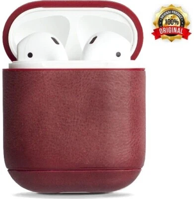 Custodia/Leather Case AirPod Originale Krusell Sunne, pelle rossa (Lot 5 Pezzi) Foto 1 de 4