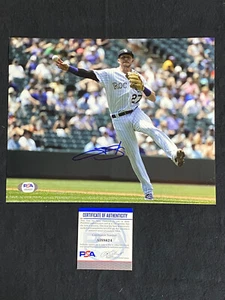 Trevor Story Colorado Rockies Autographed Signed Auto 8x10 Photo ~ PSA/DNA - Picture 1 of 4