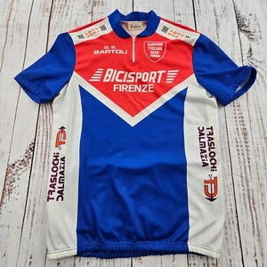 Marilena blau weiß 1/4 Reißverschluss Polyester Radtrikot Herren XL (5) - Bild 1 von 15