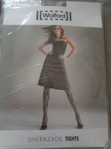 Wolford Sherazade Strumpfhose m.Stay-up Optik,Gr.XS, braun/beige (toffee/panna) - Bild 1 von 5