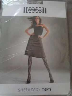 Wolford Sherazade Strumpfhose m.Stay-up Optik,Gr.XS, braun/beige (toffee/panna) - Bild 1 von 4