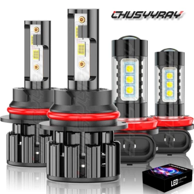 For Suzuki SX4 2007-13 Faros LED Luces bajas altas + bombillas de luz antiniebla - Image 1 of 4