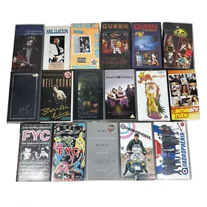 Ultimate Rock Pop Music VHS Tapes Bundle – Queen, Fleetwood Mac, Billy Joel - Picture 1 of 7