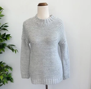 Supre Women's Size XXS/XS Chunky Knit Jumper Pullover Grey Acrylic - Picture 1 of 9
