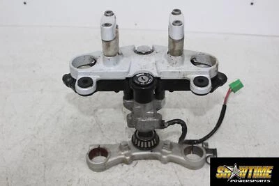 04-09 SUZUKI GS500F HORQUILLA INFERIOR SUPERIOR DELANTERA ABRAZADERA TRIPLE ÁRBOL VÁSTAGO Foto 1 de 4