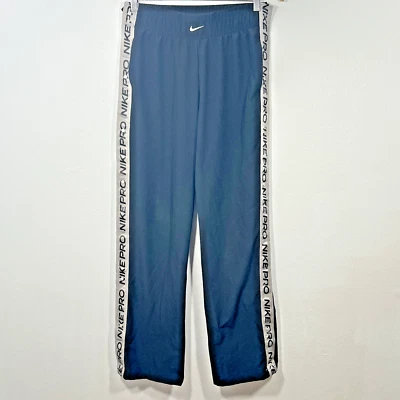 Nike Pro Track Pants Womens S Black Tear Away Basketball Swoosh Streetwearfit - Изображение 1 из 4