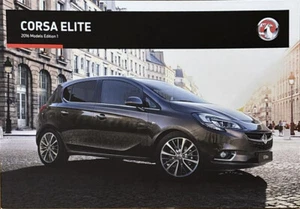 Vauxhall Opel Corsa ELITE Prospekt Brochure Depliant 05/2016 - Bild 1 von 1