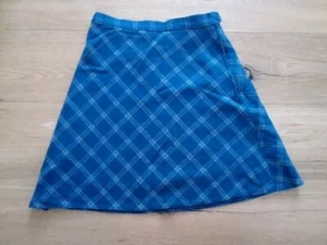 Original Rock vintage, Retro Blau Weiss kariert mini 70s 70er Gr S/M - Bild 1 von 1