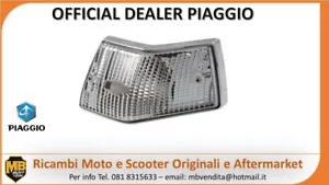 FRECCIA INDICATORE POSTERIORE DESTRA TRASPARENTE PIAGGIO VESPA PX 125 150 200 - Imagen 1 de 1