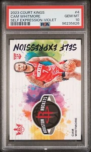 2023 Panini Court Kings #4 Cam Whitmore Self Expression-Violet /49 PSA 10 - Picture 1 of 2
