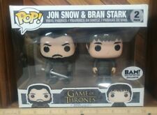 Funko Pop! Game of Thrones Jon Snow and Bran Stark 2 Pack BAM Exclusive NEW