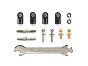 Tamiya 53662 TT-01 Turnbuckle Tie-Rod Set, (TT01/TT01E/TT02/TT02D/TGS/TGSR), NIP - Picture 1 of 3